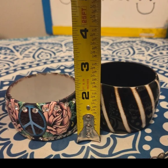 Colorful Peace and Striped Bangles - Picture 8 of 9